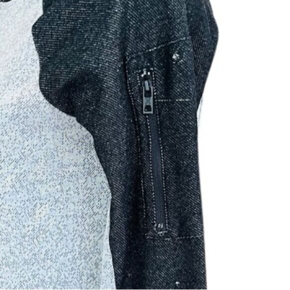 Hurley Black and Gray speckled full zip Hoodie, Nike Dri-Fit technology size S - Picture 5 of 9